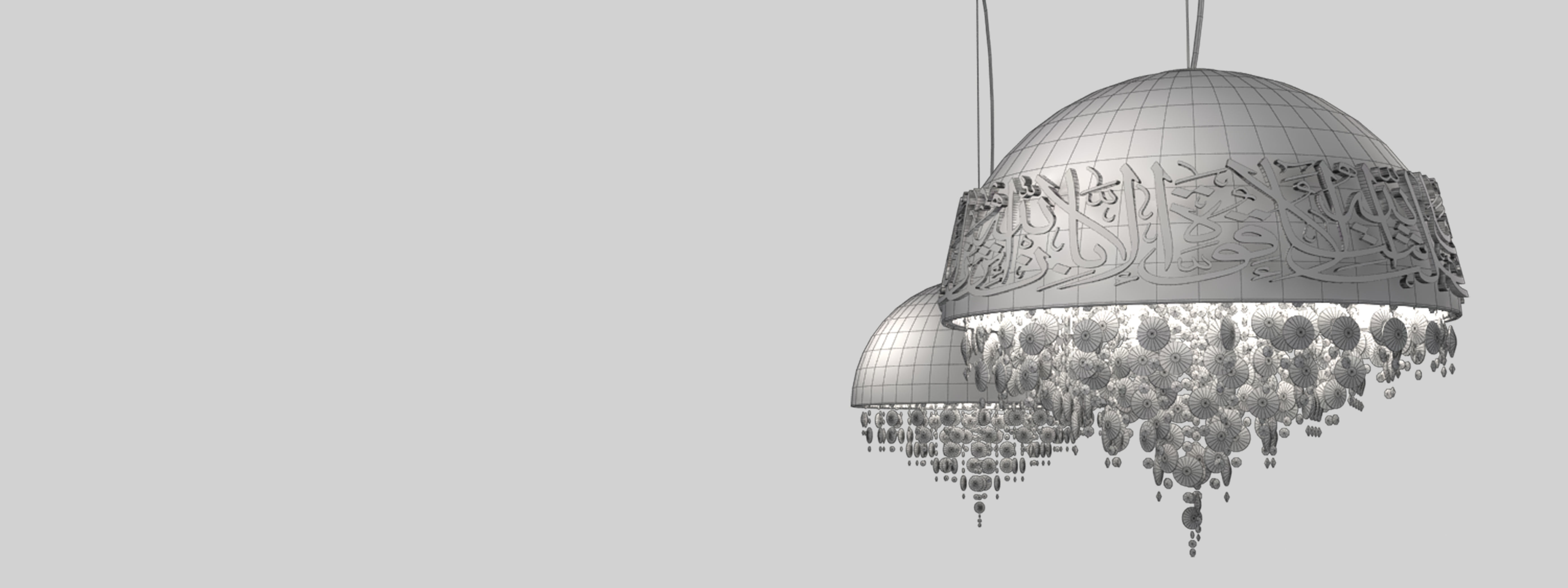 Arabic chandelier 3D model_14