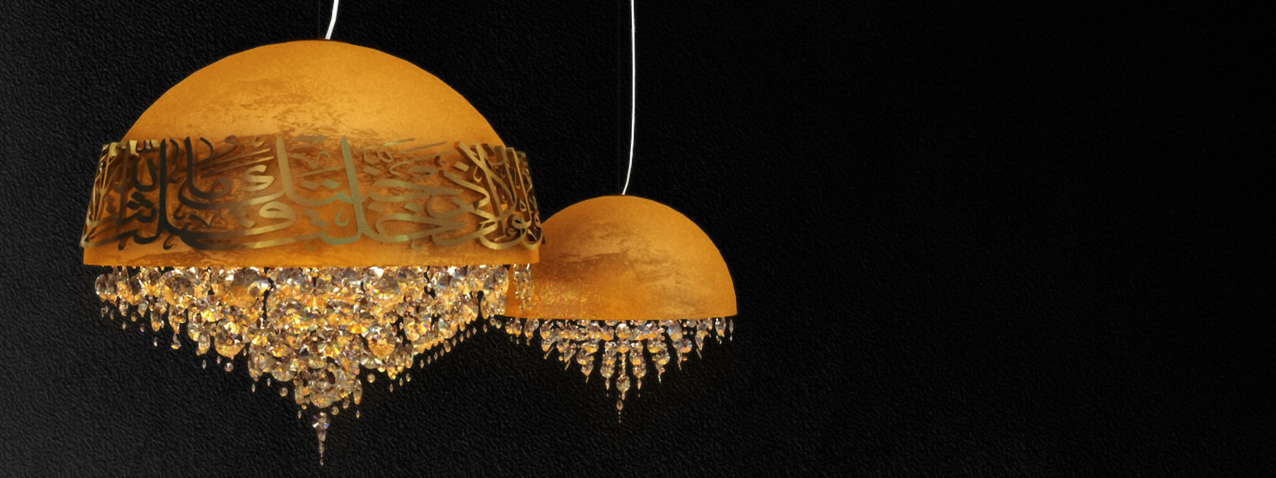 Arabic chandelier 3D model_3