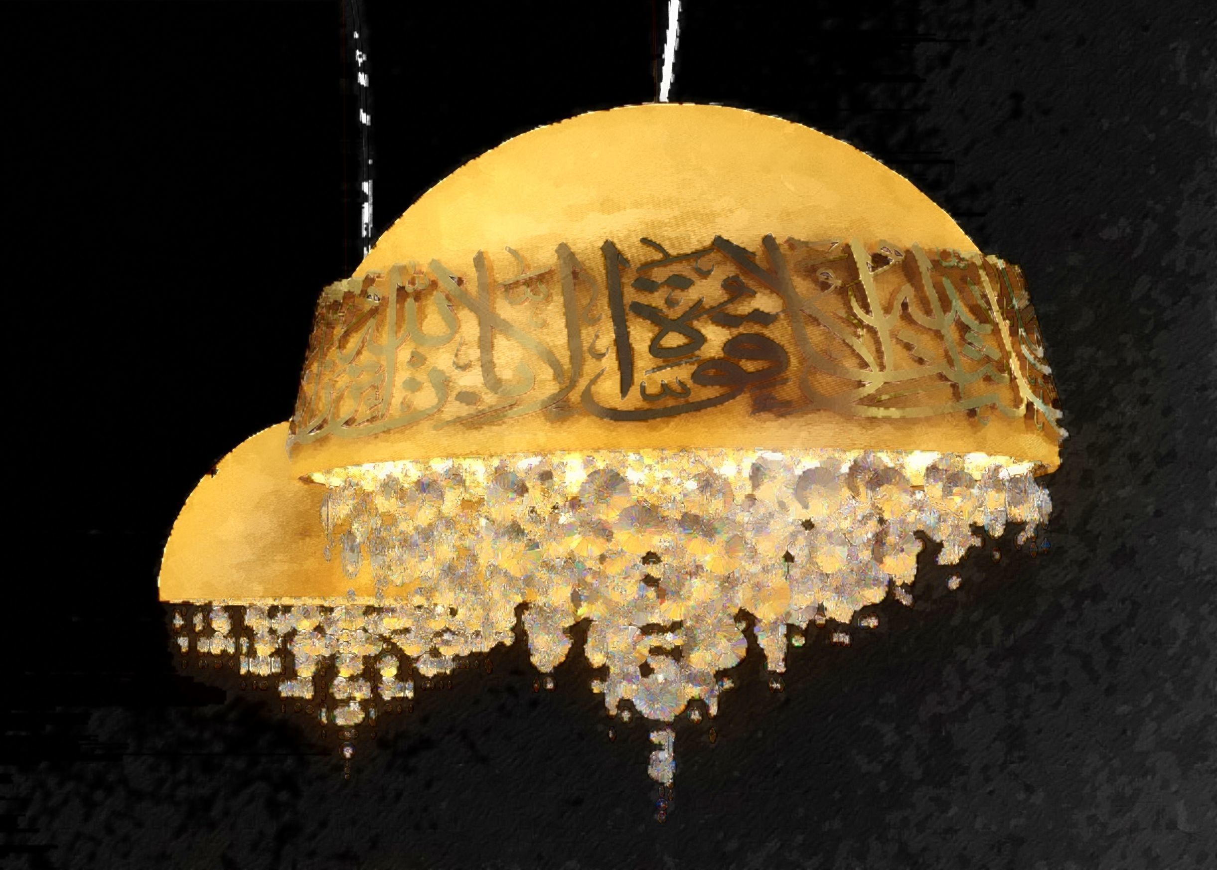 Arabic chandelier 3D model_9