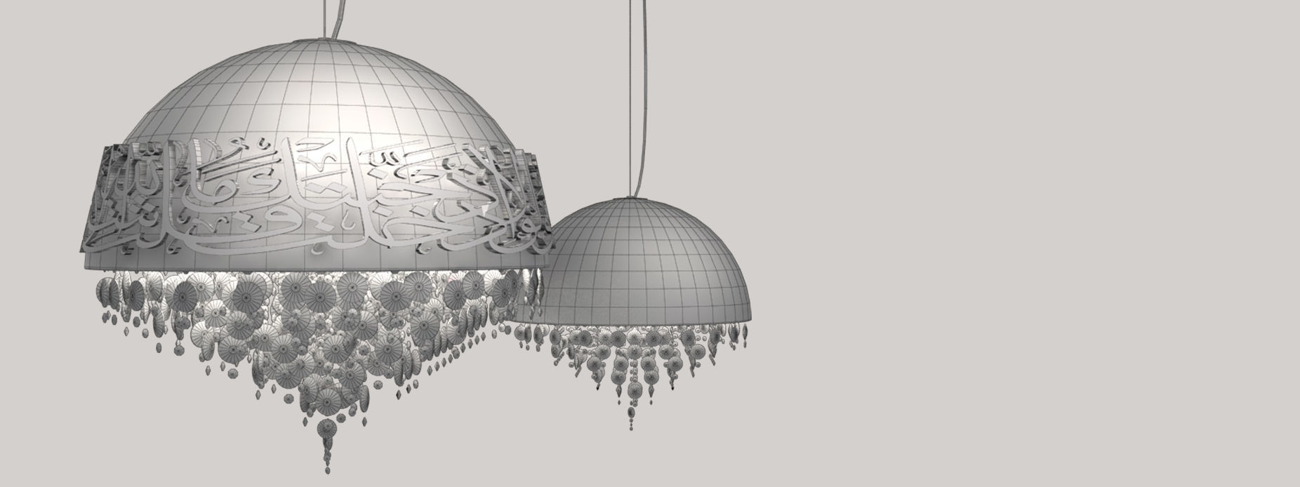 Arabic chandelier 3D model_13