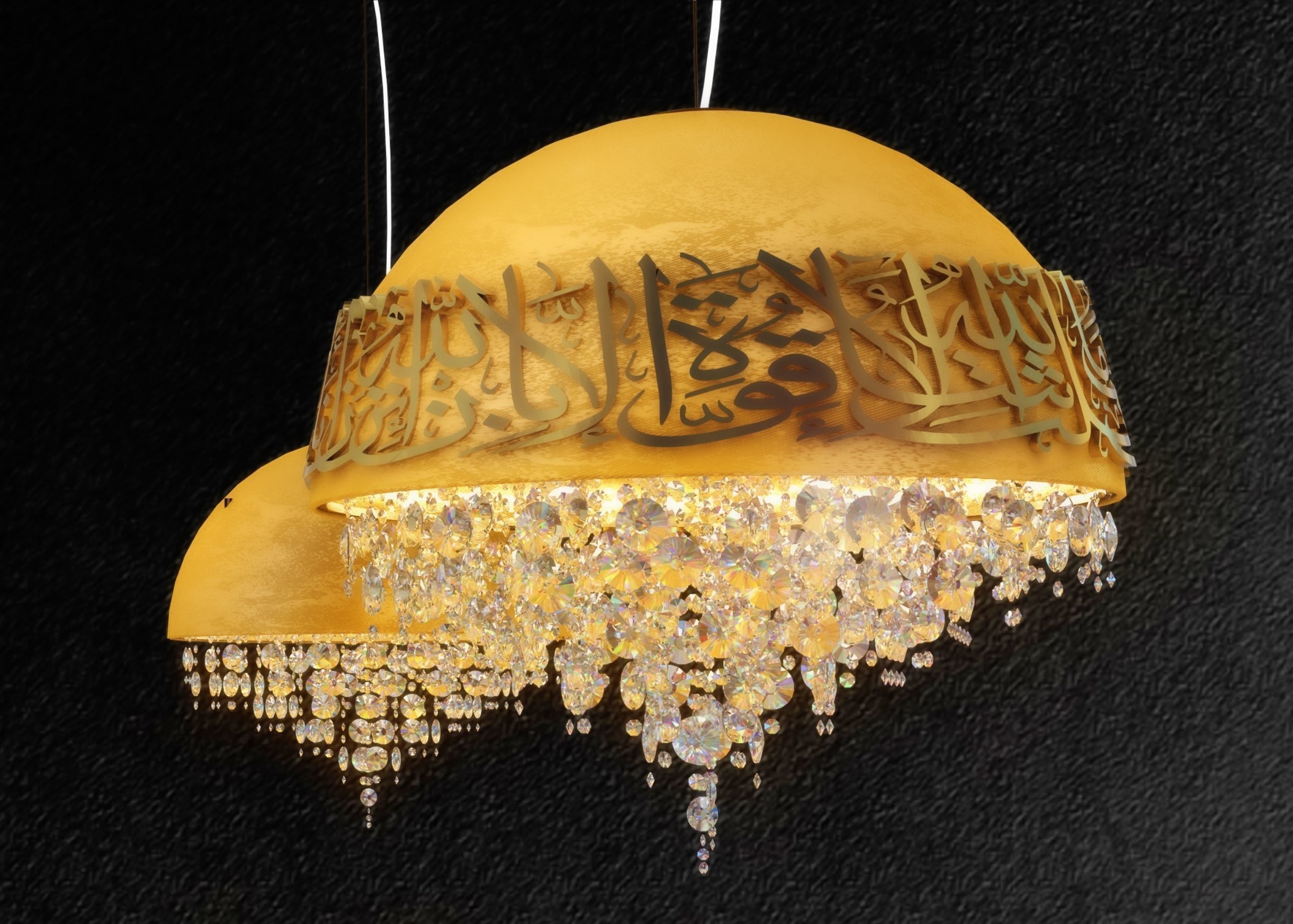 Arabic chandelier 3D model_4