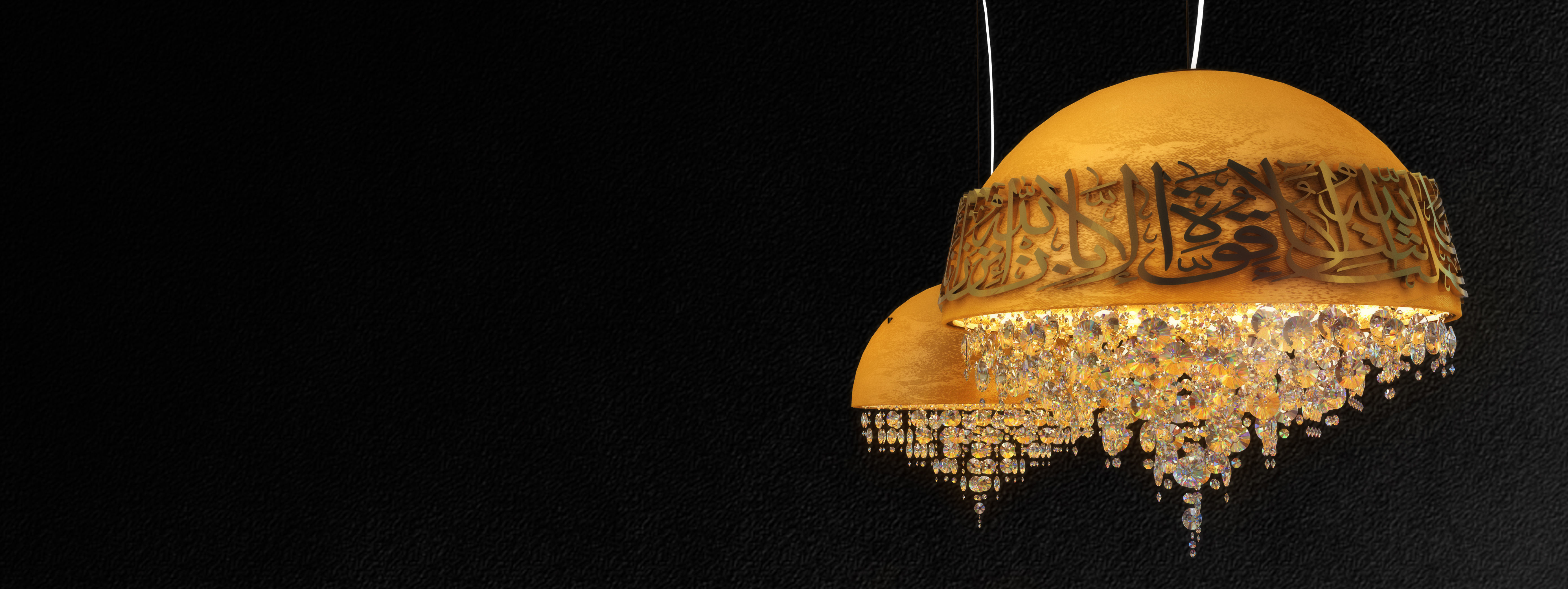 Arabic chandelier 3D model_2