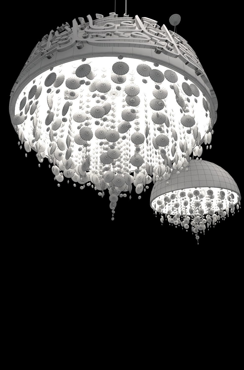 Arabic chandelier 3D model_15