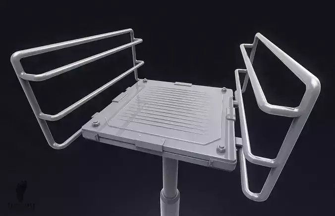 SciFi Elevator Platform 3D model