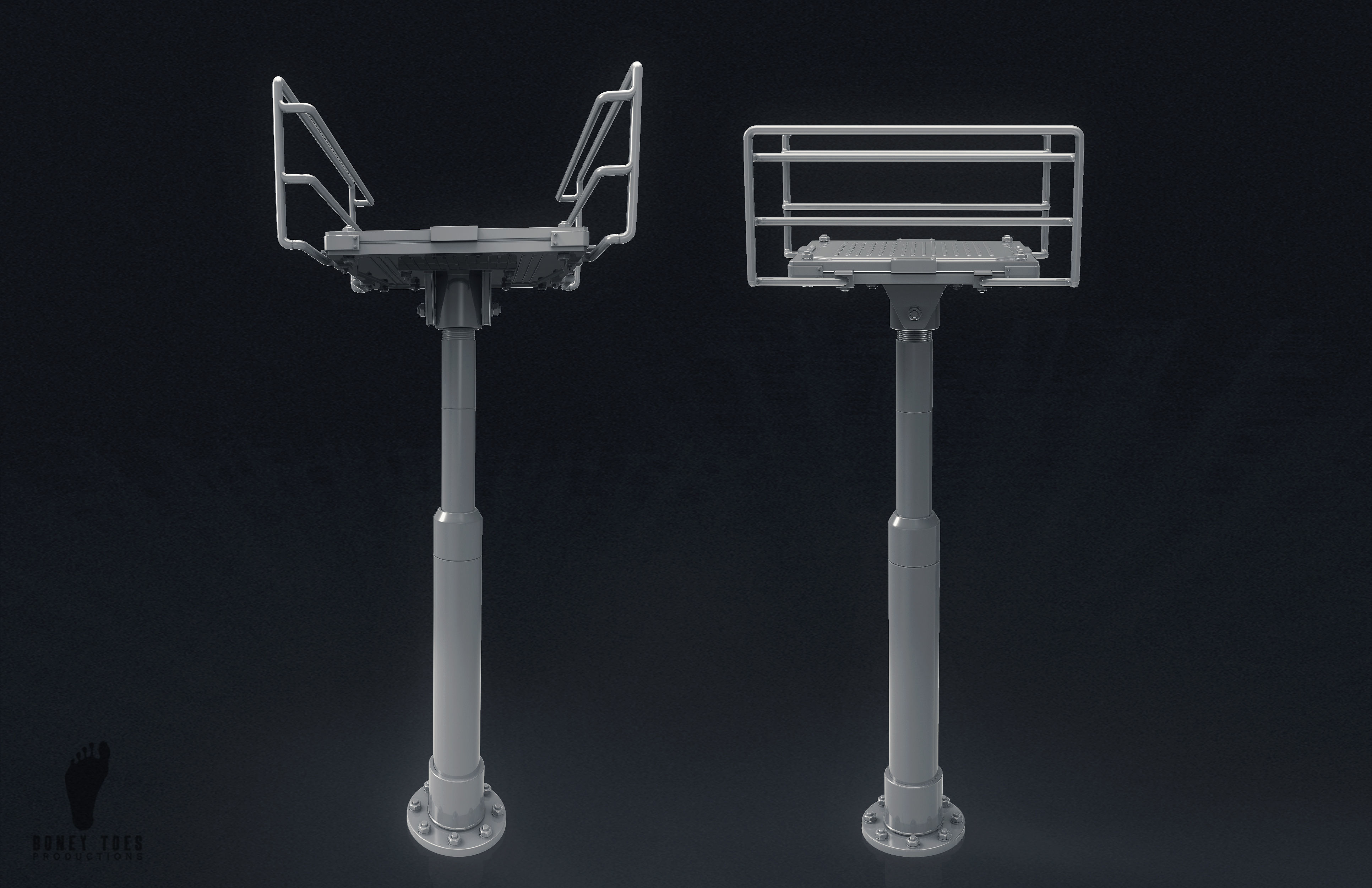 SciFi Elevator Platform 3D model | CGTrader