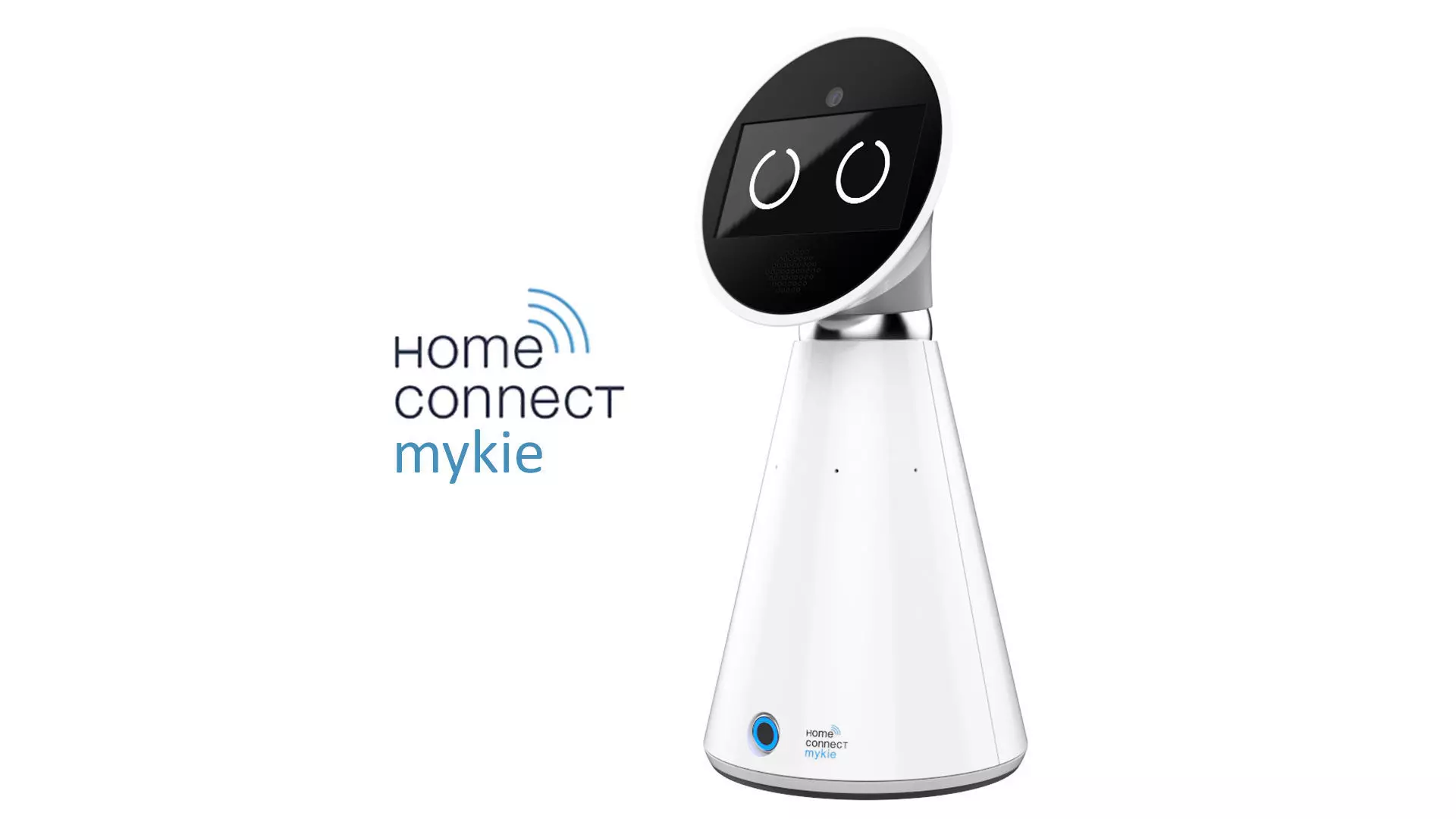 Mykie Robot White 3D model_0