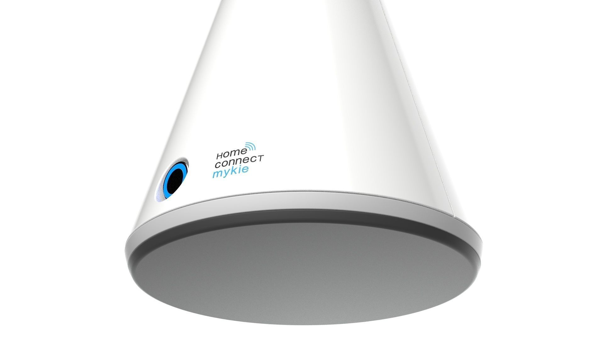 Mykie Robot White 3D model_3