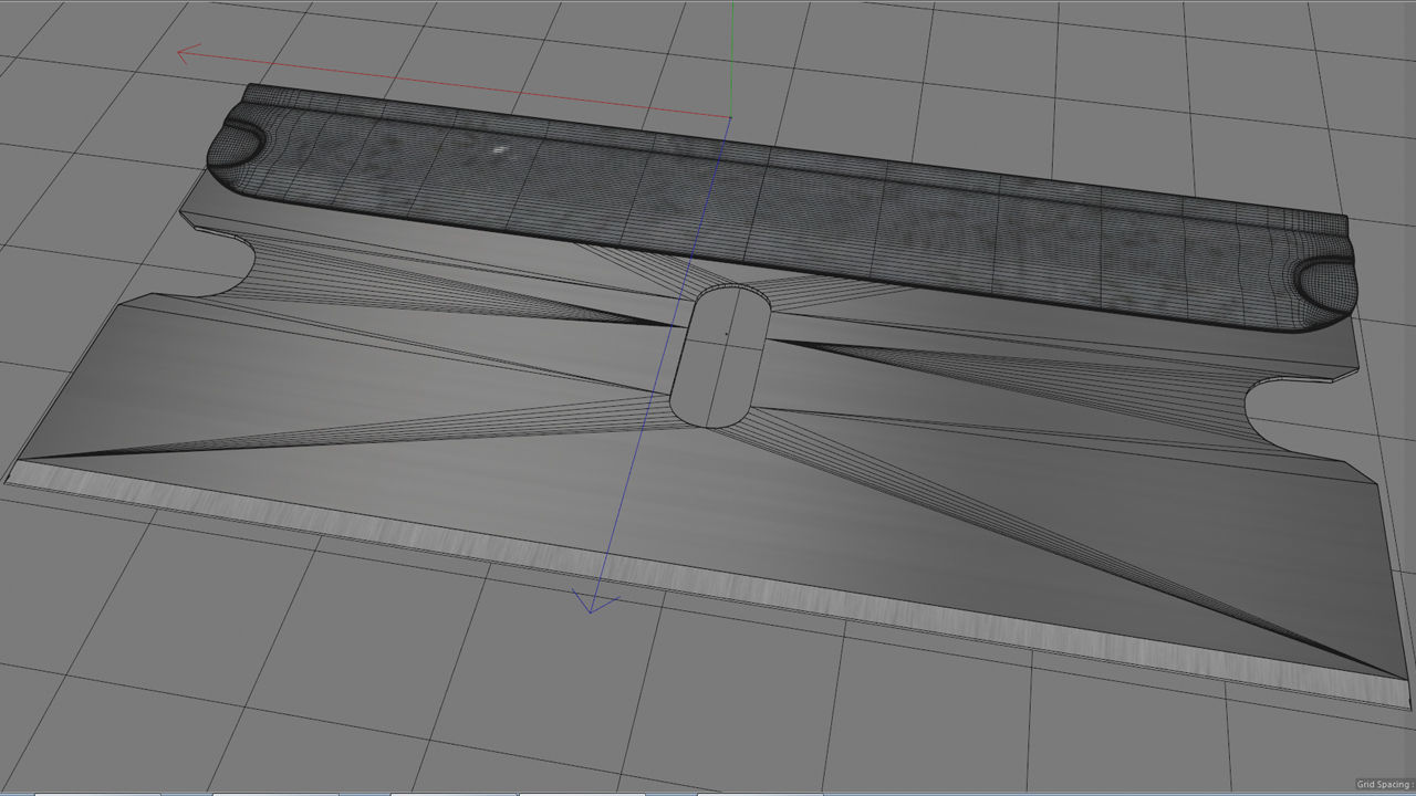3D Single Edge Razor Blade 3D model_5