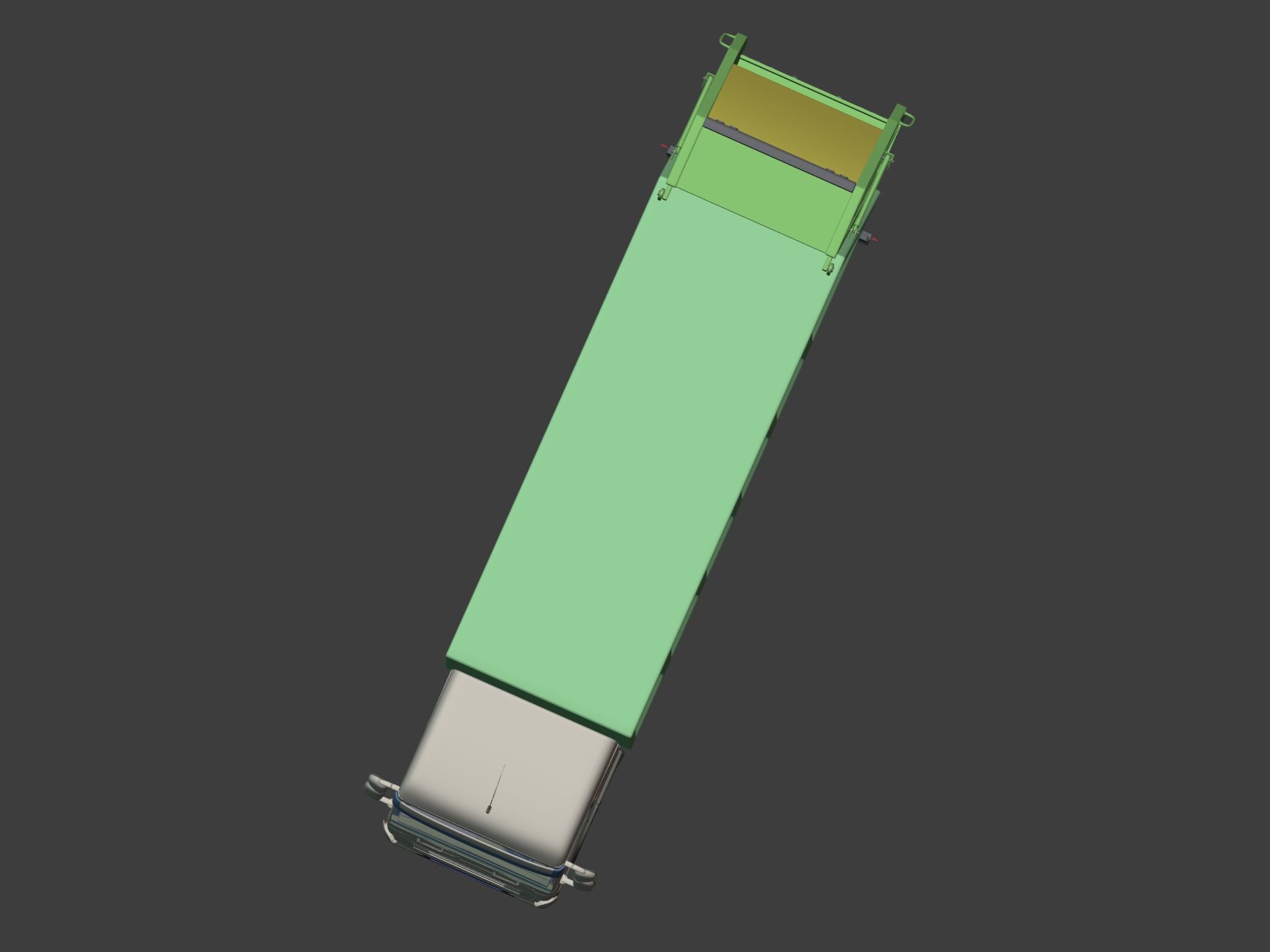 Generic Garbage Truck 3D model_8