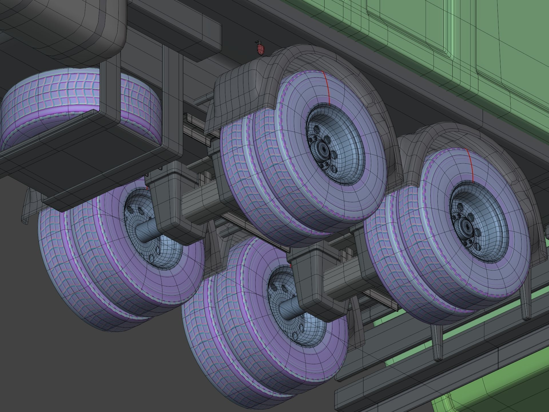 Generic Garbage Truck 3D model_15