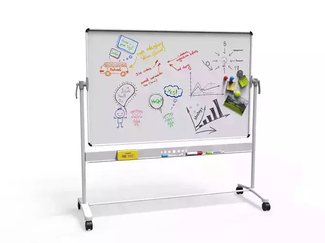 White Board 3D model