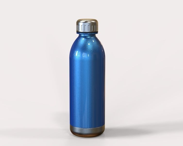 Hot Water Flask 3D print model_12