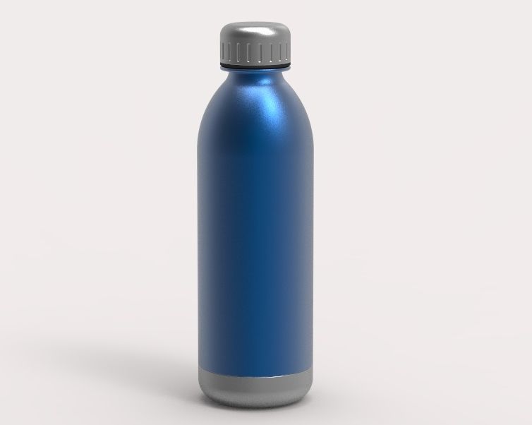 Hot Water Flask 3D print model_2