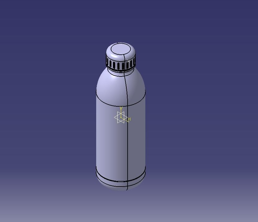 Hot Water Flask 3D print model_14