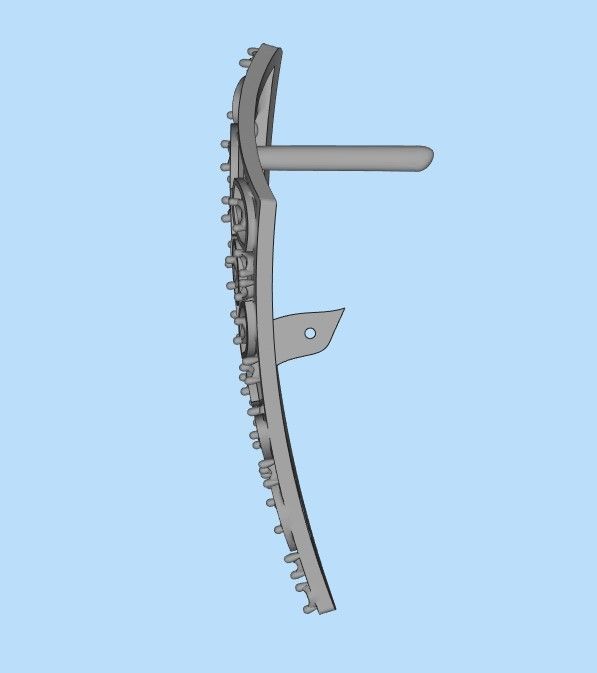 Women Earrings  with diamonds 3dm stl 3D print model 3D print model_24