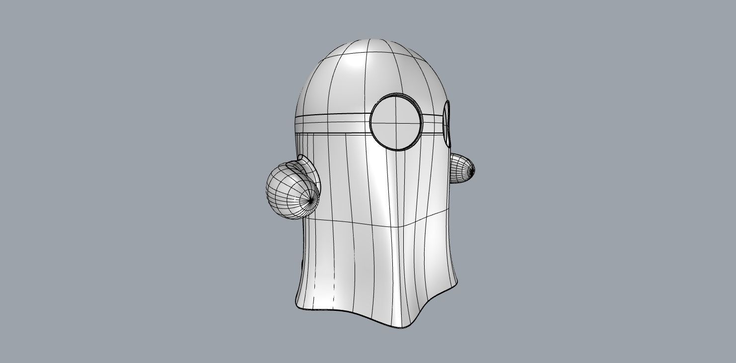 Nurbs Ghost 3D Print 3D print model_15