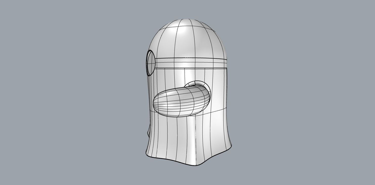 Nurbs Ghost 3D Print 3D print model_12