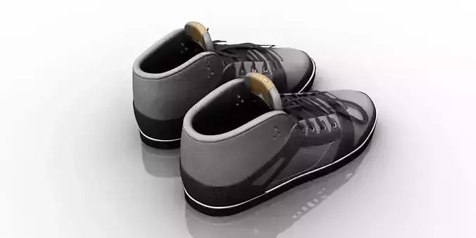 shoe 3d model pair of shoes