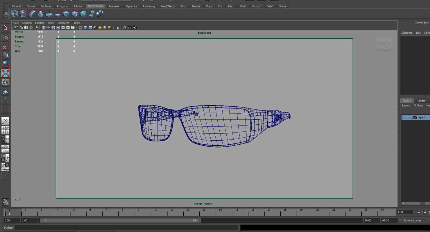 Sunglasses 3d model 3D model_5