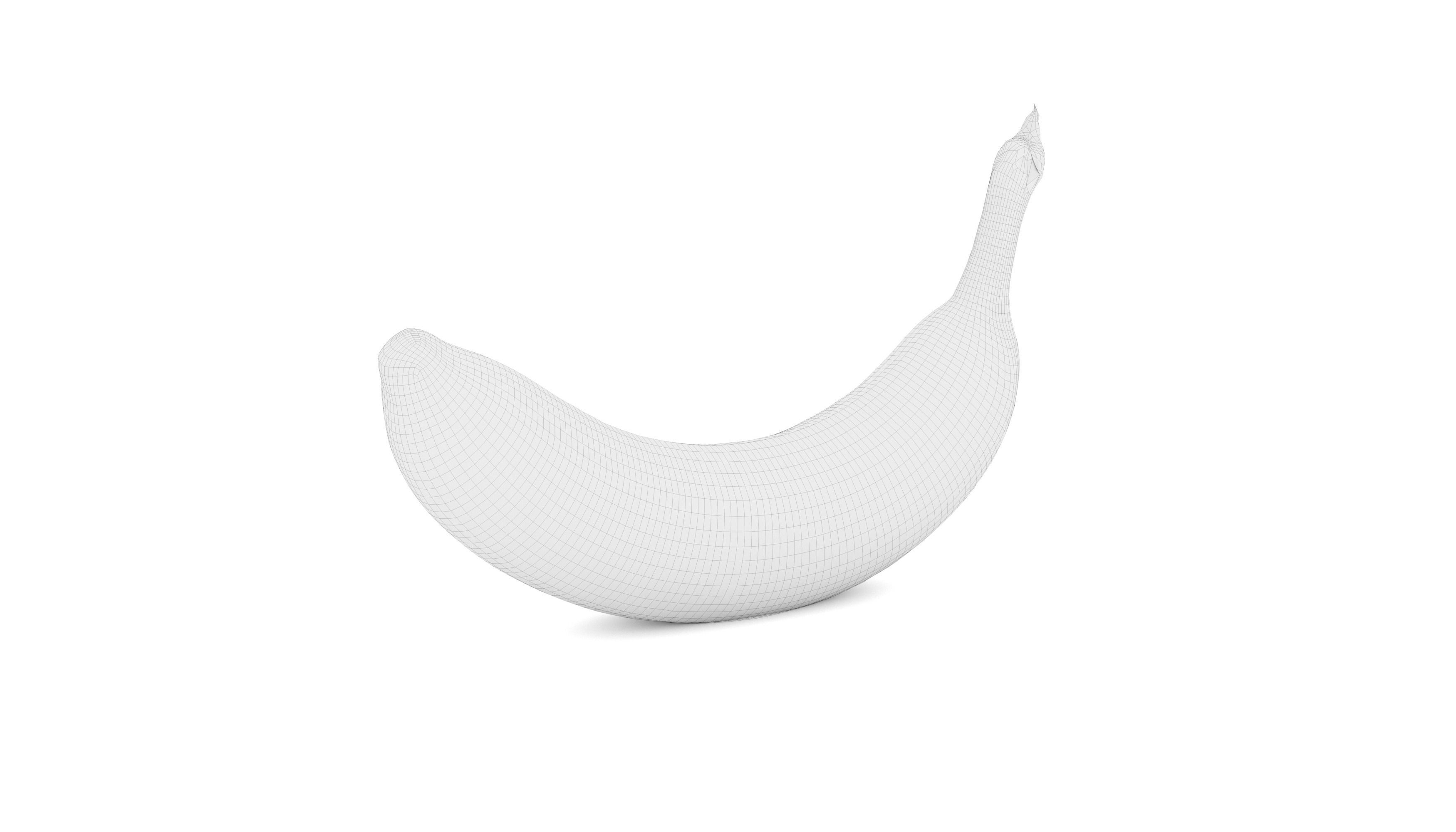 Banana 3D model photoscan Low-poly 3D model_4