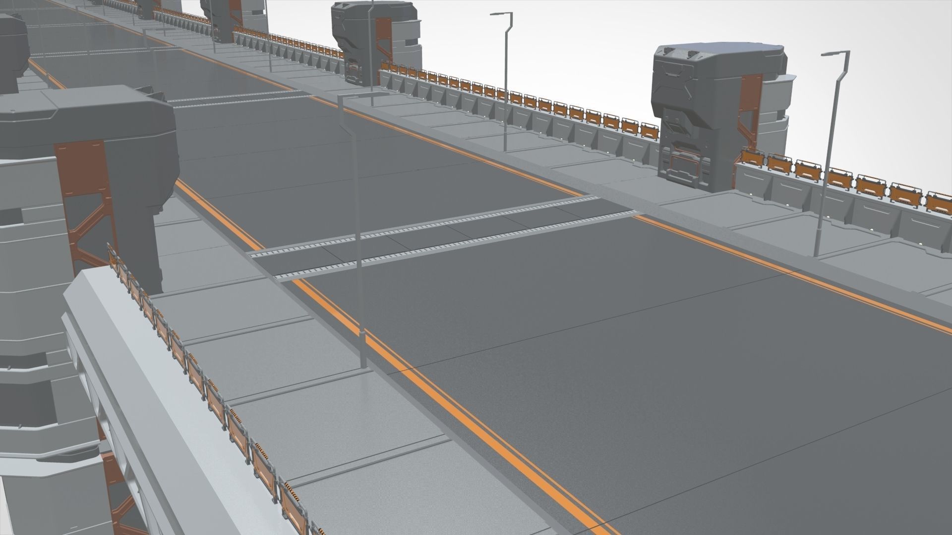 sci-fi bridge 2 3D model_20