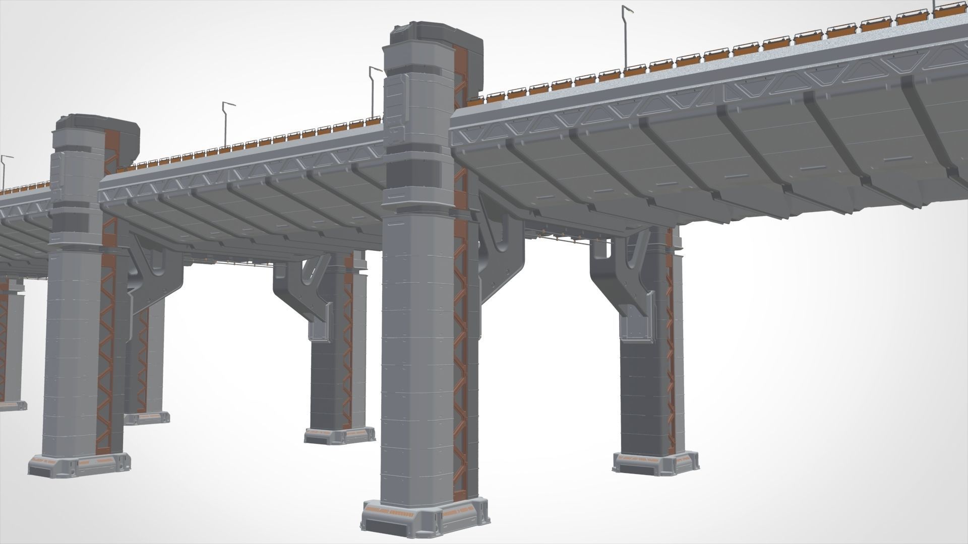 sci-fi bridge 2 3D model_8