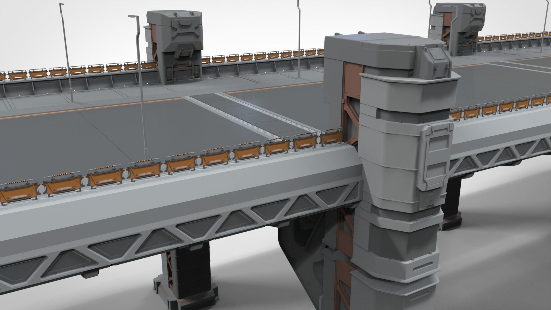 sci-fi bridge 2 3D model_13