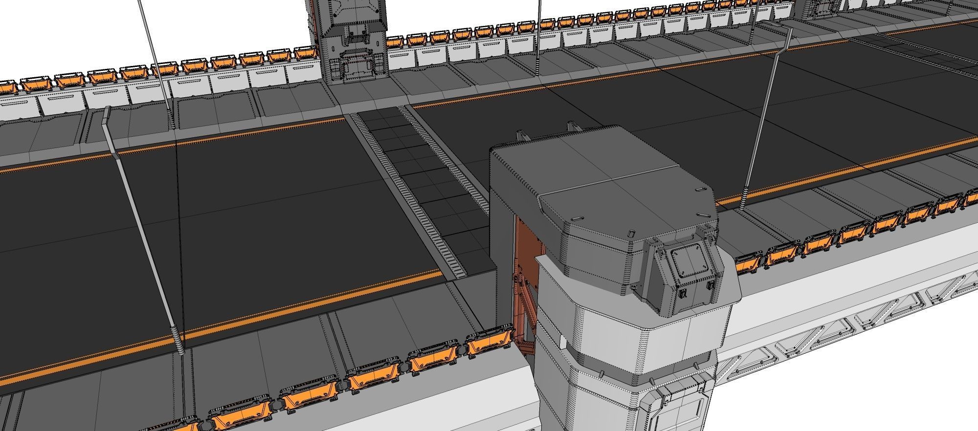 sci-fi bridge 2 3D model_35