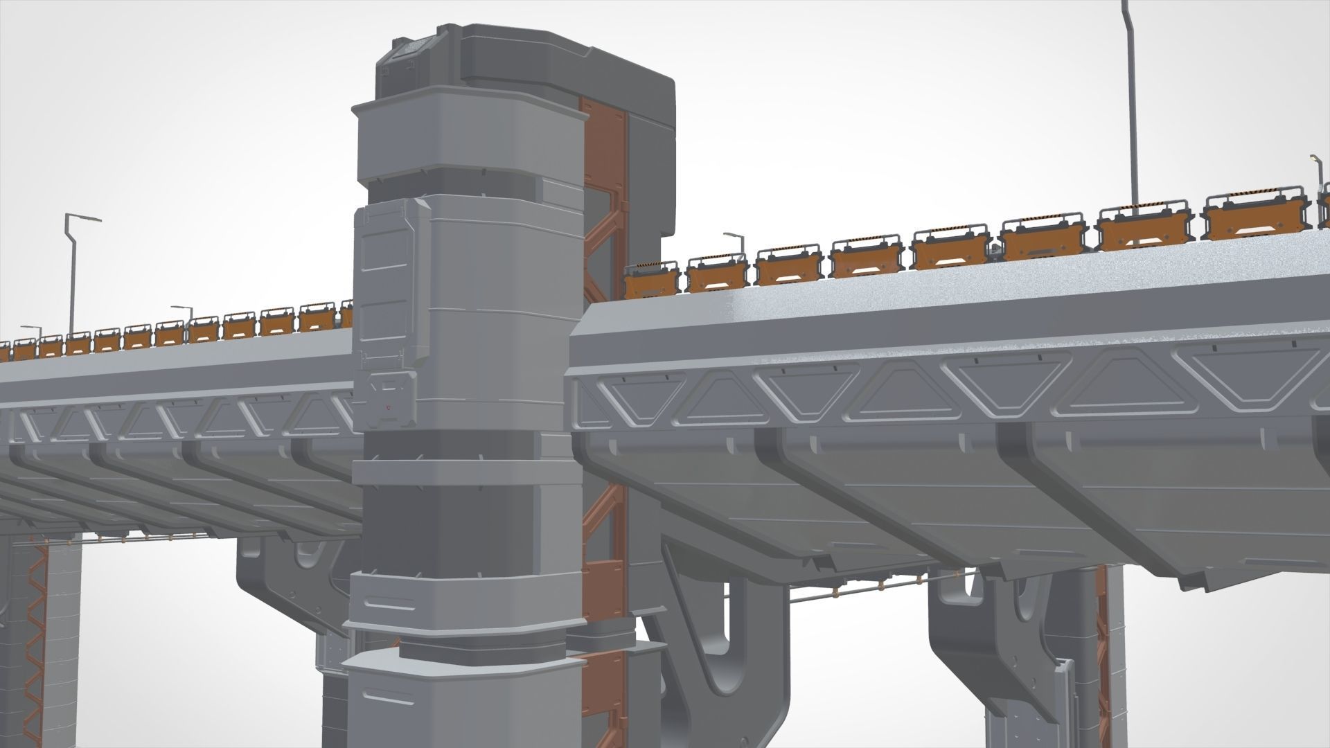sci-fi bridge 2 3D model_9
