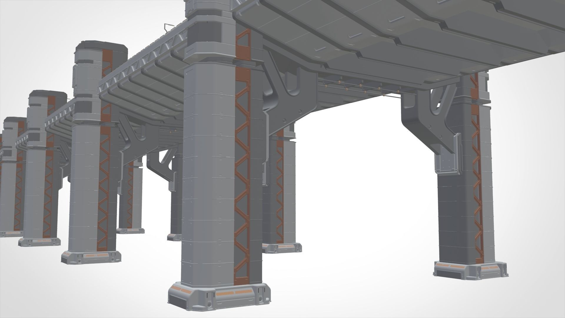 sci-fi bridge 2 3D model_11