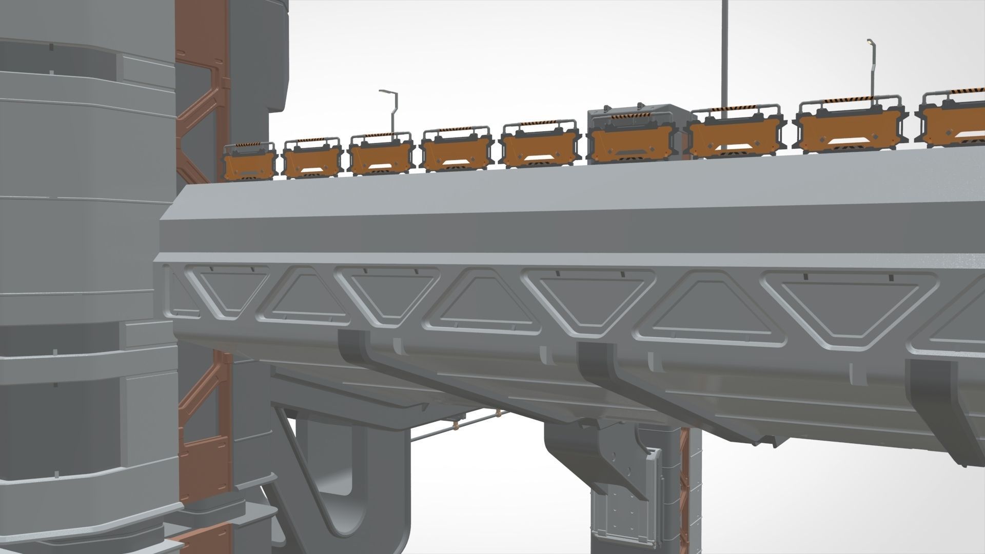 sci-fi bridge 2 3D model_23