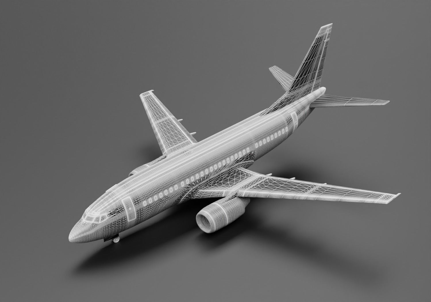 Boeing 737-500 3D model_7