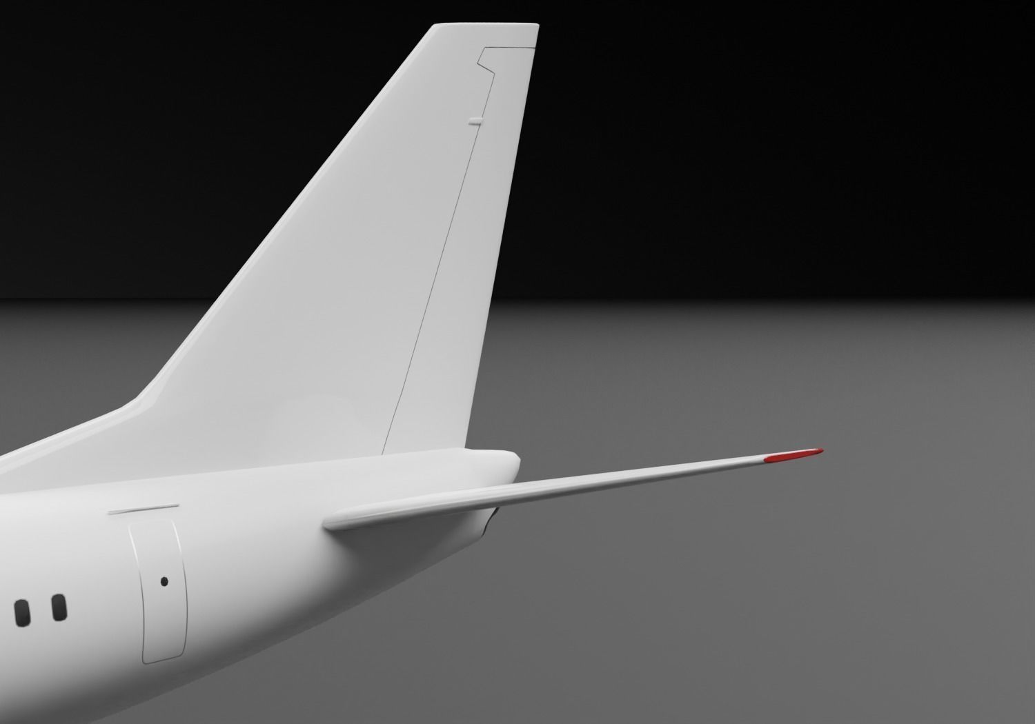Boeing 737-500 3D model_4