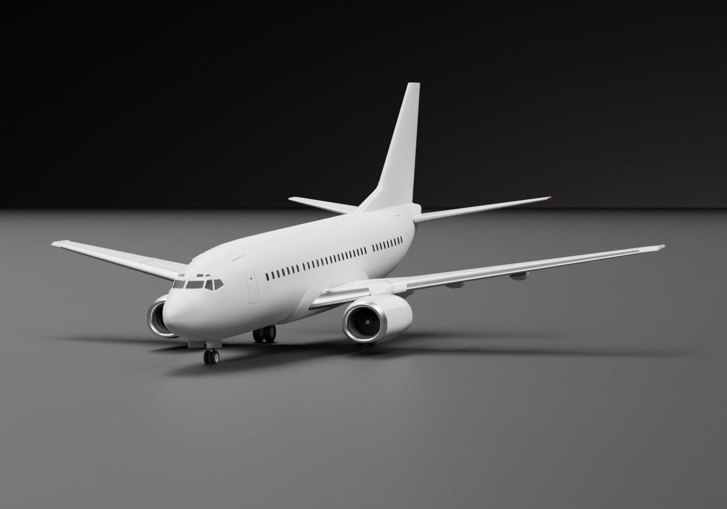 Boeing 737-500 3D model_2