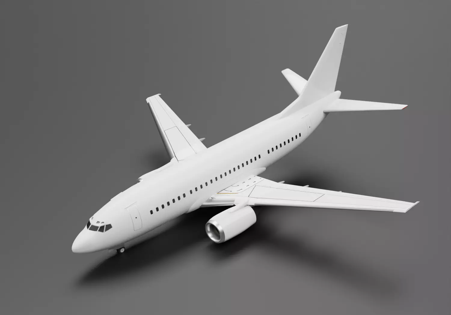Boeing 737-500 3D model_0