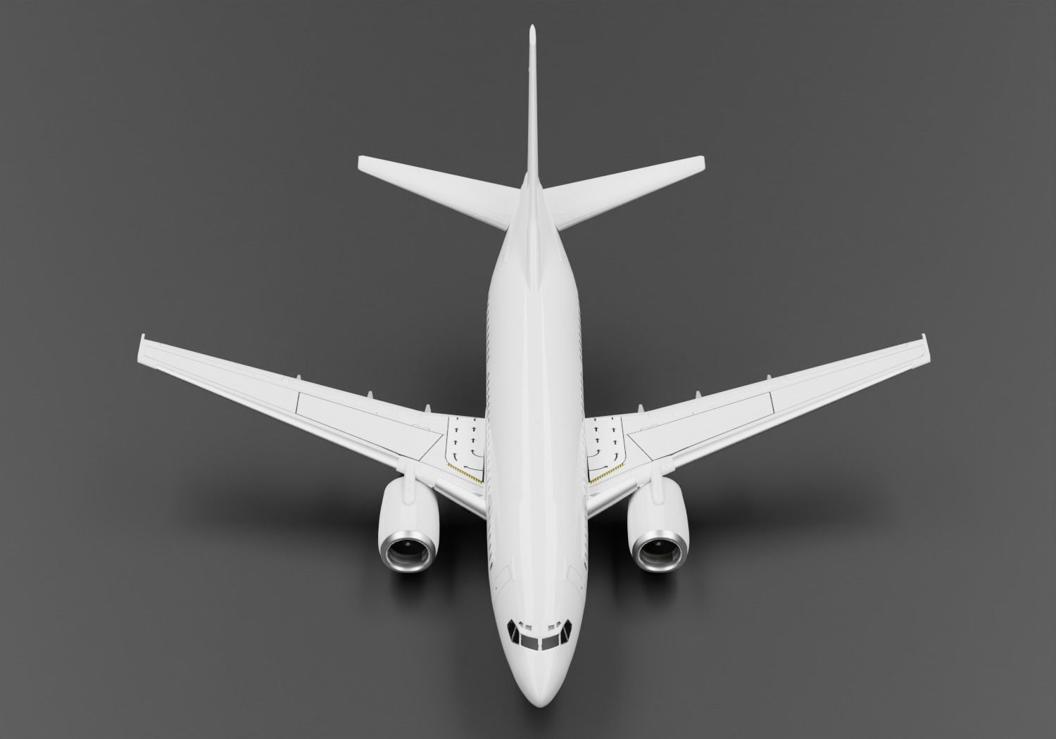 Boeing 737-500 3D model_1