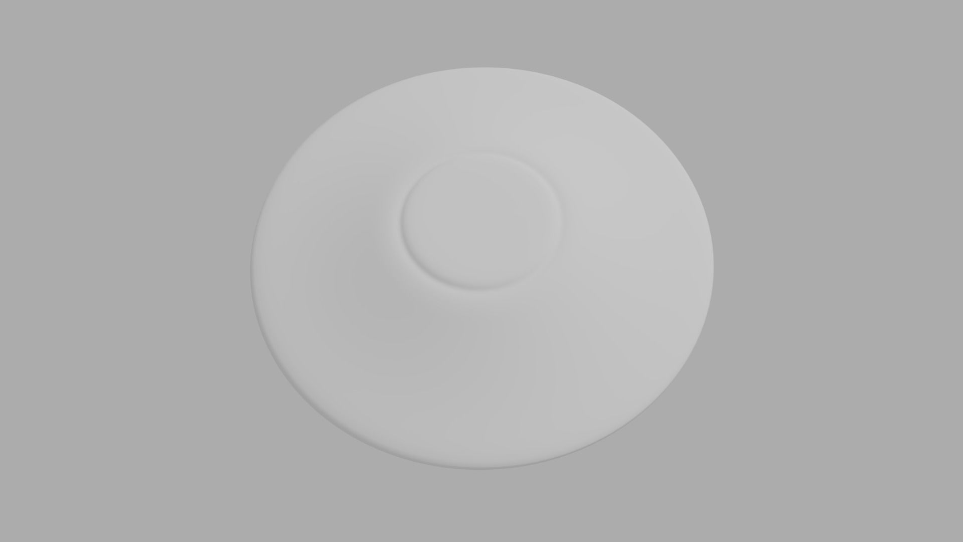 COFFEE CUP WITH SAUCER  3D print model_3