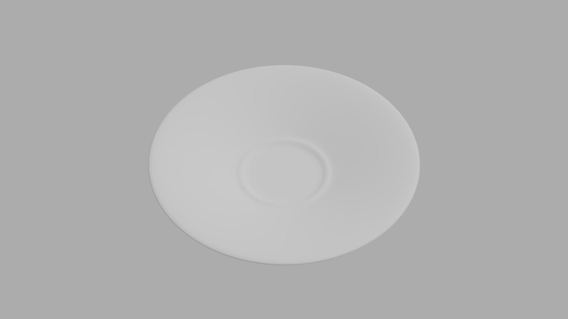 COFFEE CUP WITH SAUCER  3D print model_2