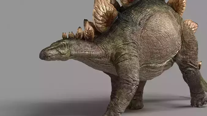 Stegosaurus astil 3D model
