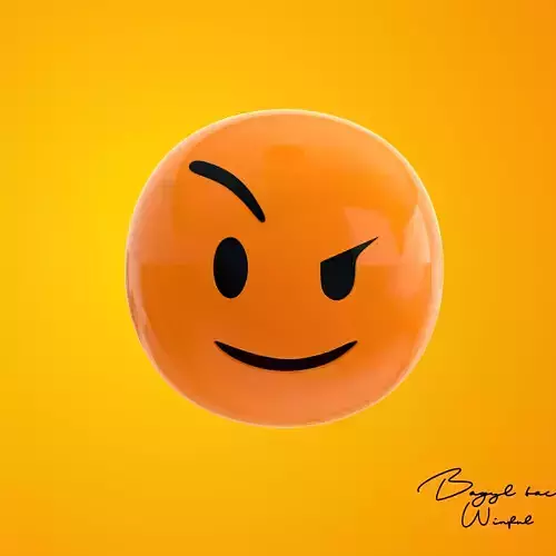 Emoji Classic Wink 3D model