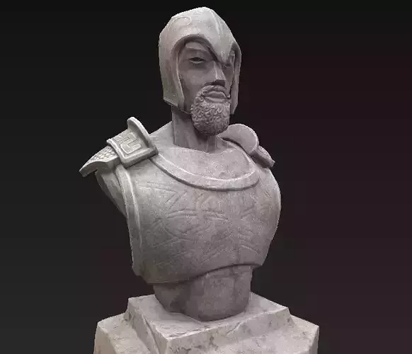 Elf statue PBR asset