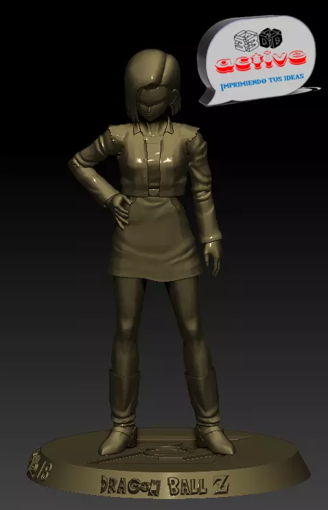 Dragon Ball Z - Android No 18 3D model 3D printable | CGTrader