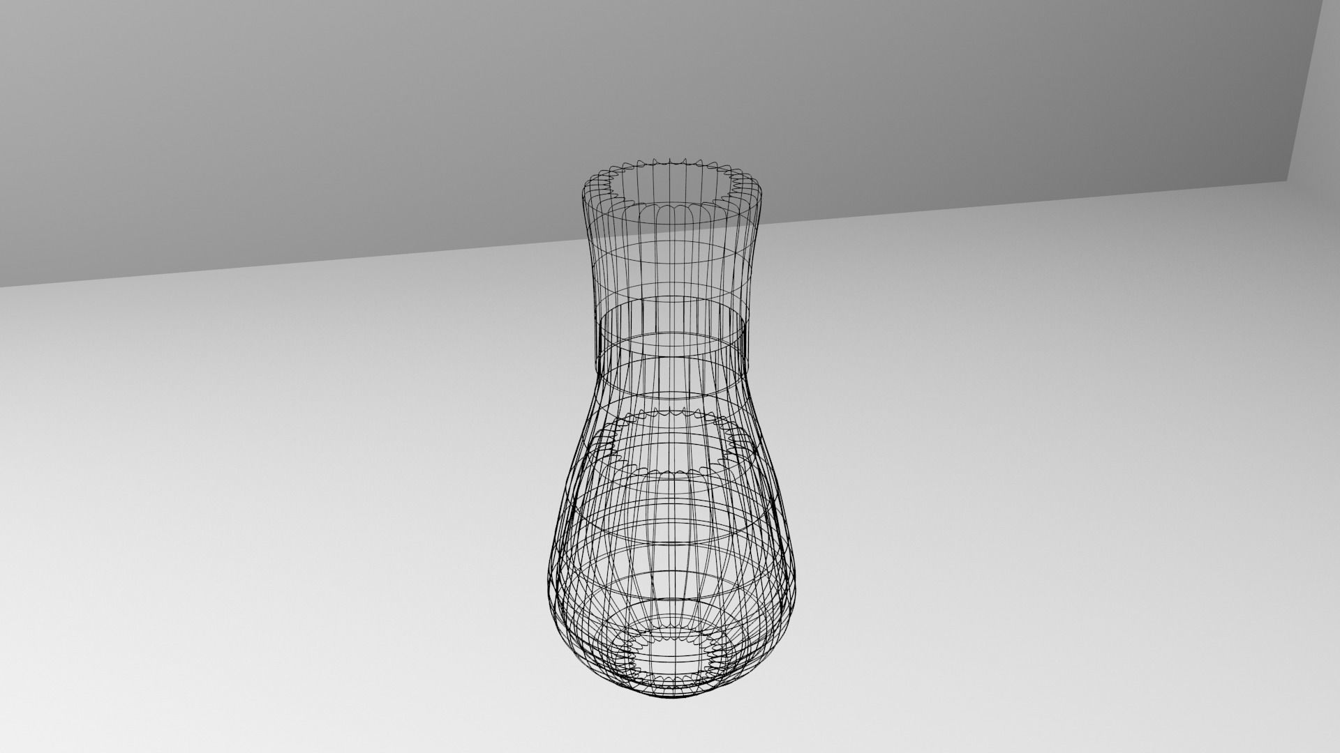 Decanter 3 with Liquid 3D model_4