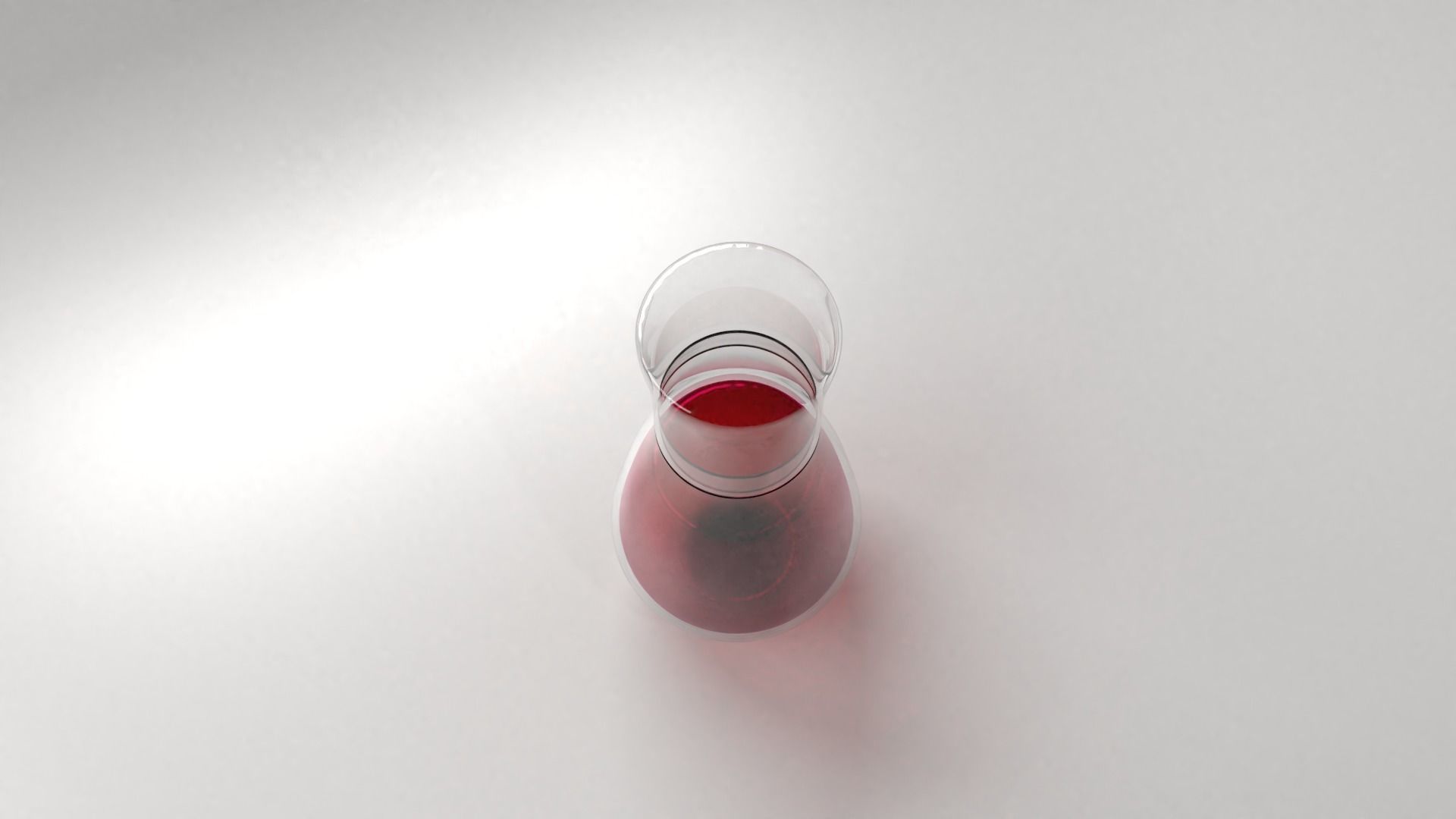 Decanter 3 with Liquid 3D model_2