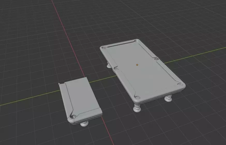 Pool table 3D model_1