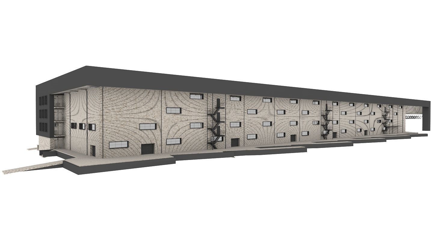 Industrial Warehouse 3D model_3