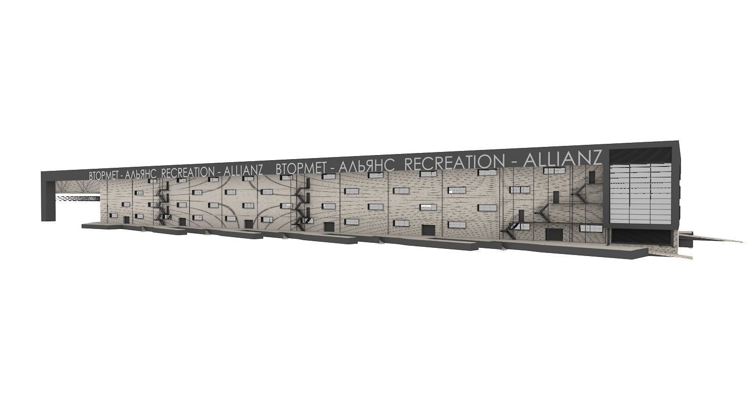 Industrial Warehouse 3D model_6