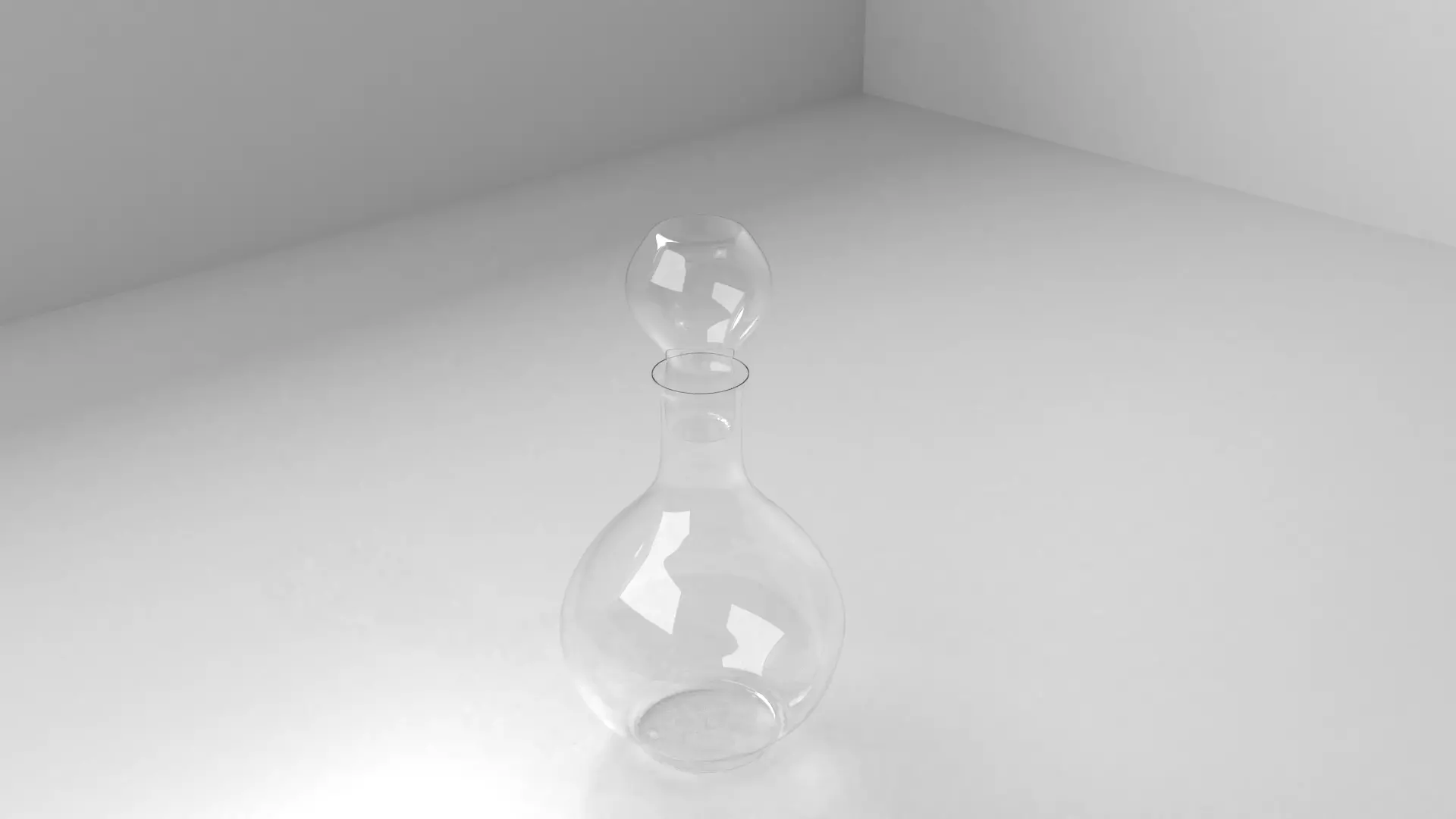 Decanter 4 glass 3D model_0