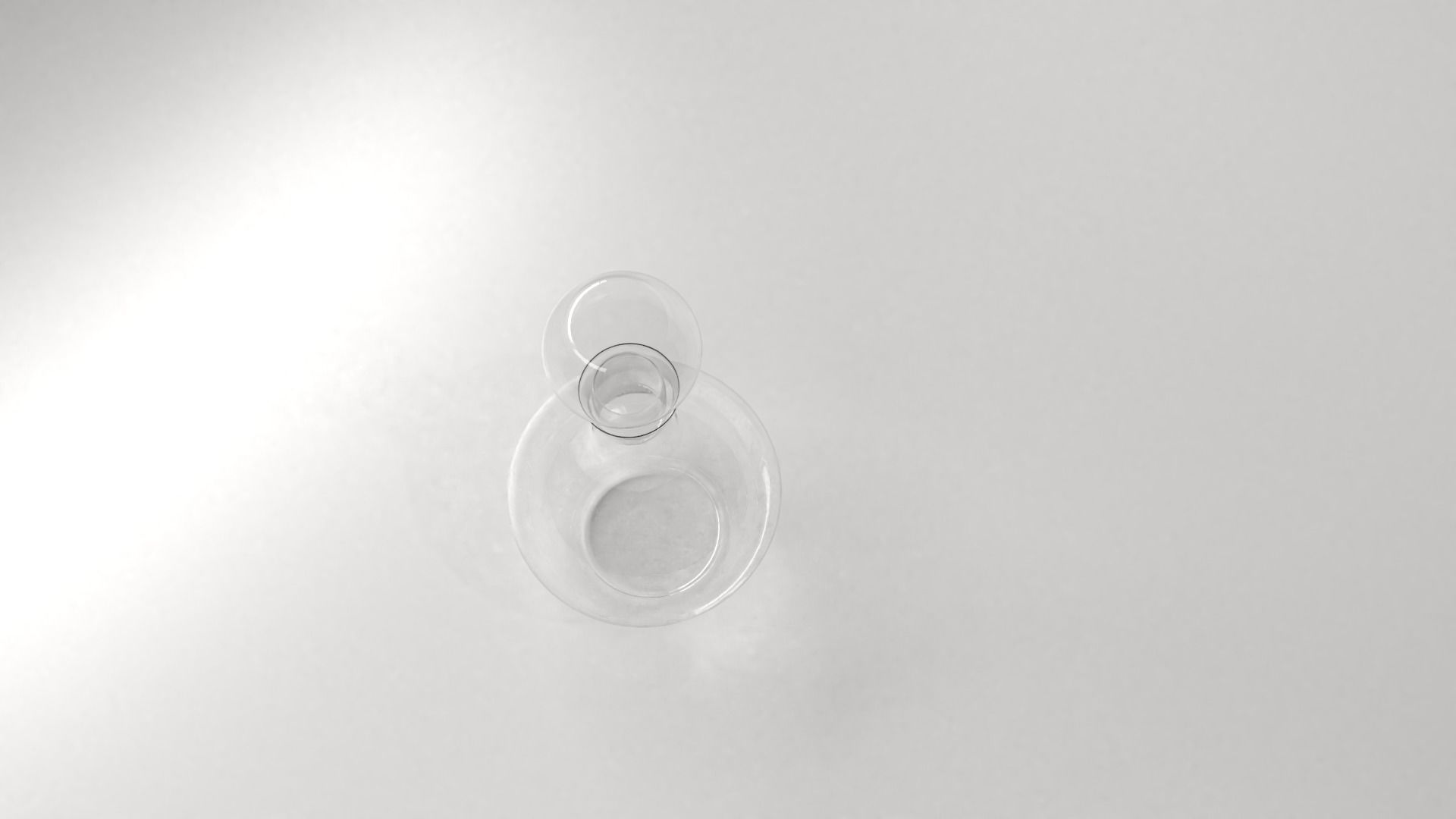 Decanter 4 glass 3D model_2