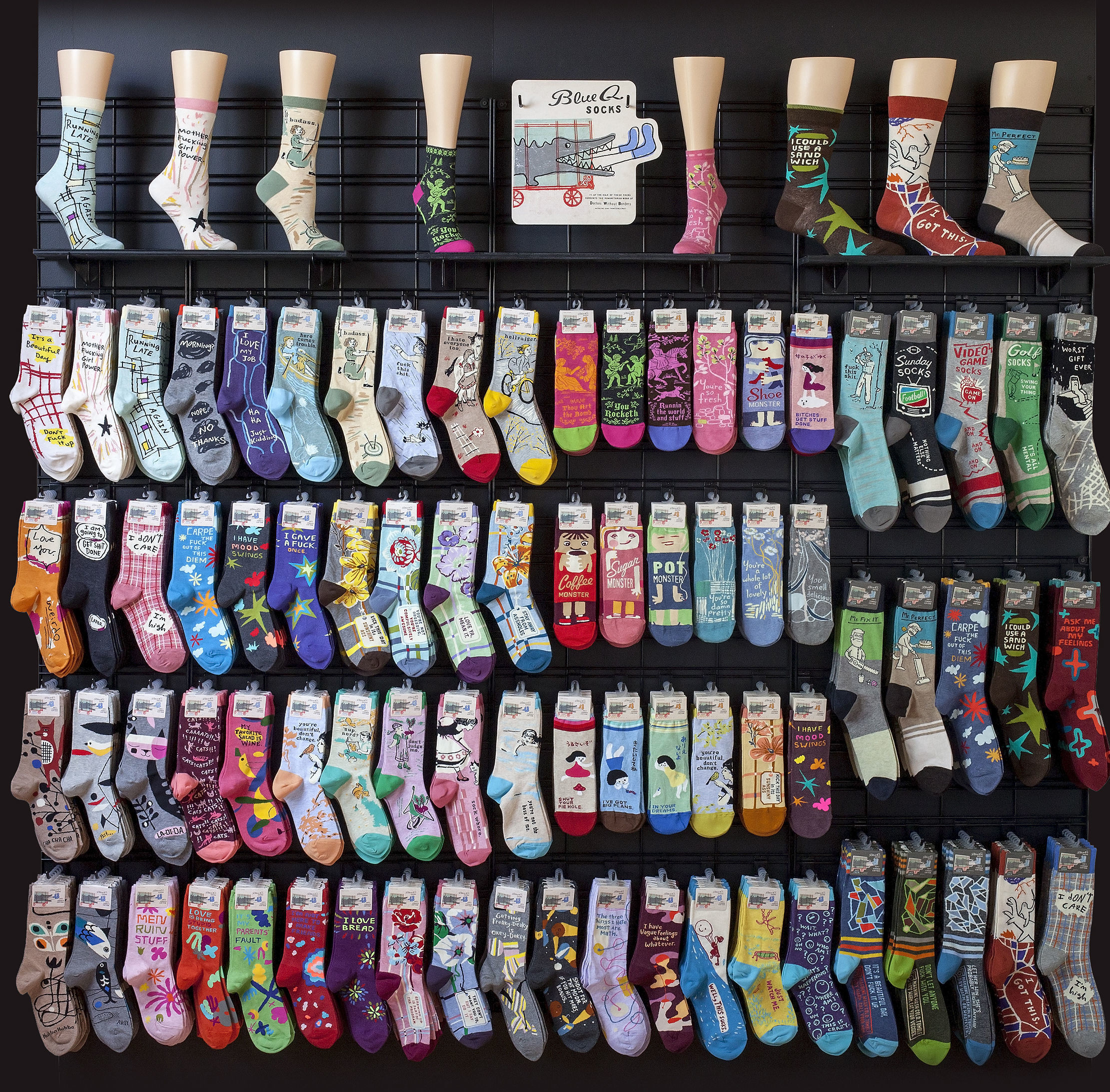 SOCKS SHOP SCENE Low-poly 3D model_4